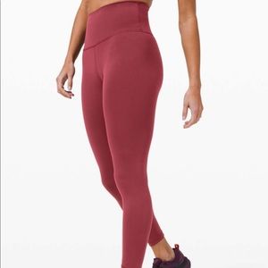 Lululemon Wunder trains Chianti